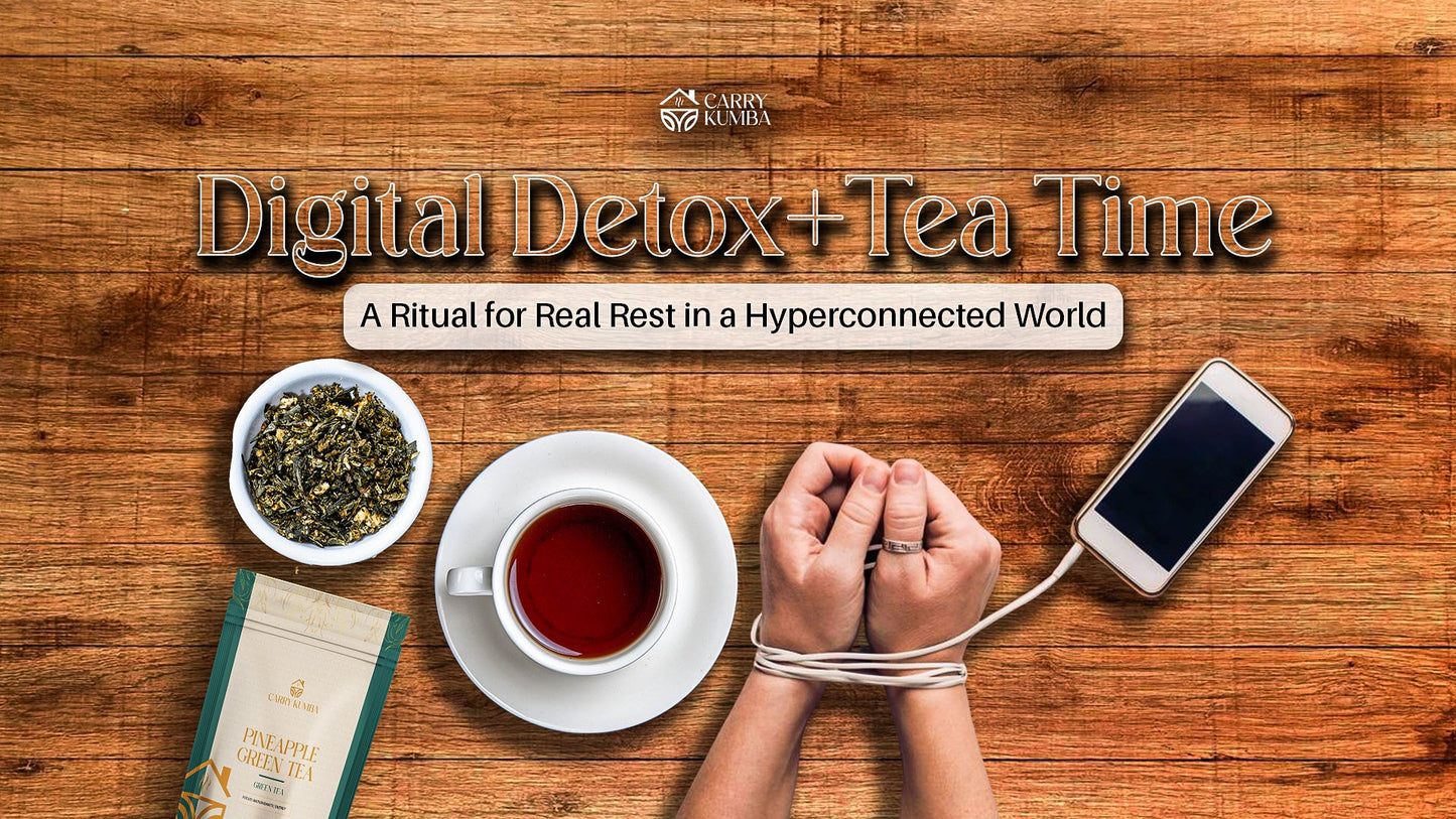 📱 Digital Detox + Tea Time: A Digital Detox Ritual for Real Rest in a Hyperconnected World